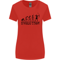 Evolution of an Archer Funny Archery Archer Womens Wider Cut T-Shirt Red