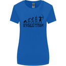 Evolution of an Archer Funny Archery Archer Womens Wider Cut T-Shirt Royal Blue