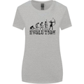 Evolution of an Archer Funny Archery Archer Womens Wider Cut T-Shirt Sports Grey