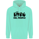 Ew People Cats Funny Childrens Kids Hoodie Peppermint