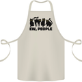 Ew People Cats Funny Cotton Apron 100% Organic Natural