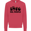 Ew People Cats Funny Kids Sweatshirt Jumper Heliconia