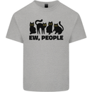 Ew People Cats Funny Kids T-Shirt Childrens Sports Grey