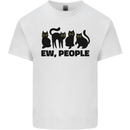 Ew People Cats Funny Kids T-Shirt Childrens White