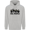 Ew People Cats Funny Mens 80% Cotton Hoodie Sports Grey