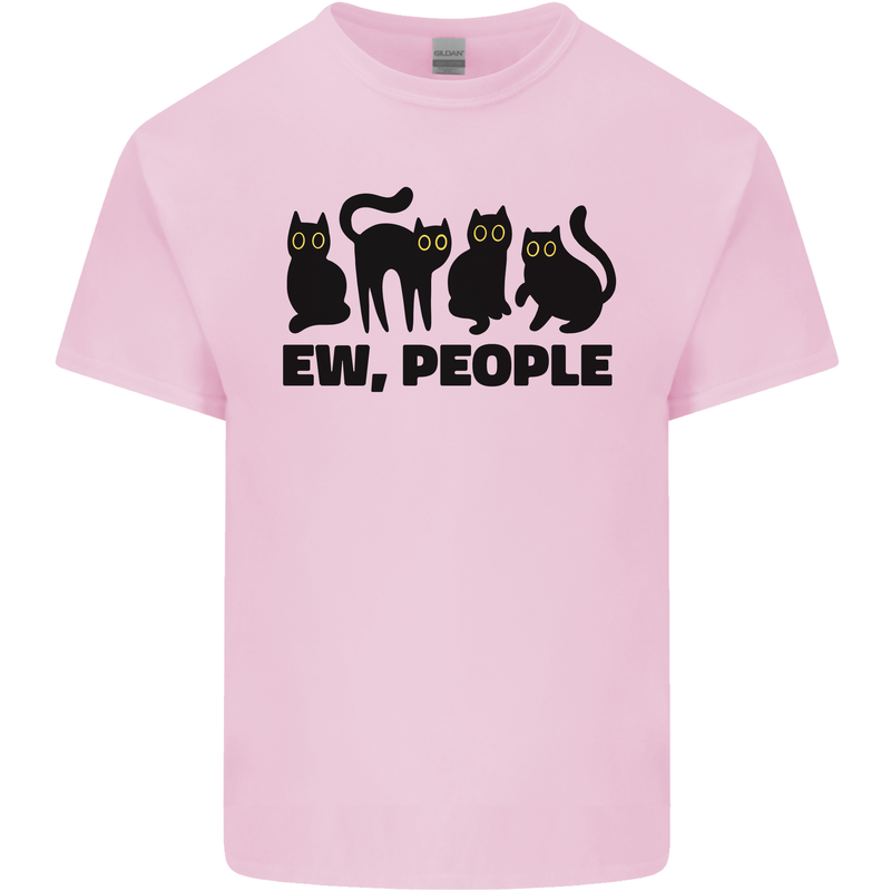 Ew People Cats Funny Mens Cotton T-Shirt Tee Top Light Pink