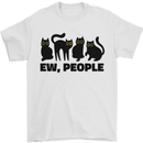 Ew People Cats Funny Mens T-Shirt 100% Cotton White