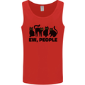 Ew People Cats Funny Mens Vest Tank Top Red