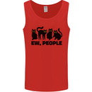 Ew People Cats Funny Mens Vest Tank Top Red