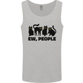 Ew People Cats Funny Mens Vest Tank Top Sports Grey