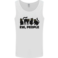 Ew People Cats Funny Mens Vest Tank Top White