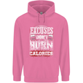 Excuses Calories Gym Training Top Funny Mens 80% Cotton Hoodie Azelea