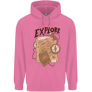 Explore Travel Orienteering Mountaineering Mens 80% Cotton Hoodie Azelea