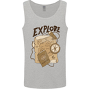 Explore Travel Orienteering Mountaineering Mens Vest Tank Top Sports Grey