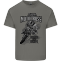 Extreme Motocross Dirt Bike MotoX Motosport Mens Cotton T-Shirt Tee Top Charcoal