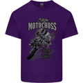 Extreme Motocross Dirt Bike MotoX Motosport Mens Cotton T-Shirt Tee Top Purple