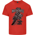 Extreme Motocross Dirt Bike MotoX Motosport Mens Cotton T-Shirt Tee Top Red
