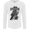 Extreme Motocross Dirt Bike MotoX Motosport Mens Long Sleeve T-Shirt White