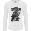 Extreme Motocross Dirt Bike MotoX Motosport Mens Long Sleeve T-Shirt White
