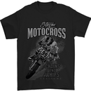 Extreme Motocross Dirt Bike MotoX Motosport Mens T-Shirt Cotton Gildan Black
