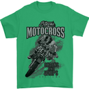 Extreme Motocross Dirt Bike MotoX Motosport Mens T-Shirt Cotton Gildan Irish Green