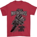 Extreme Motocross Dirt Bike MotoX Motosport Mens T-Shirt Cotton Gildan Red