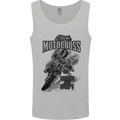 Extreme Motocross Dirt Bike MotoX Motosport Mens Vest Tank Top Sports Grey