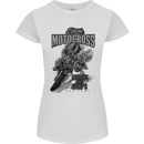 Extreme Motocross Dirt Bike MotoX Motosport Womens Petite Cut T-Shirt White