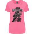 Extreme Motocross Dirt Bike MotoX Motosport Womens Wider Cut T-Shirt Azalea