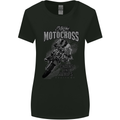 Extreme Motocross Dirt Bike MotoX Motosport Womens Wider Cut T-Shirt Black