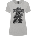 Extreme Motocross Dirt Bike MotoX Motosport Womens Wider Cut T-Shirt Sports Grey
