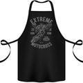 Extreme Motocross Motorbike Motox Cotton Apron 100% Organic Black