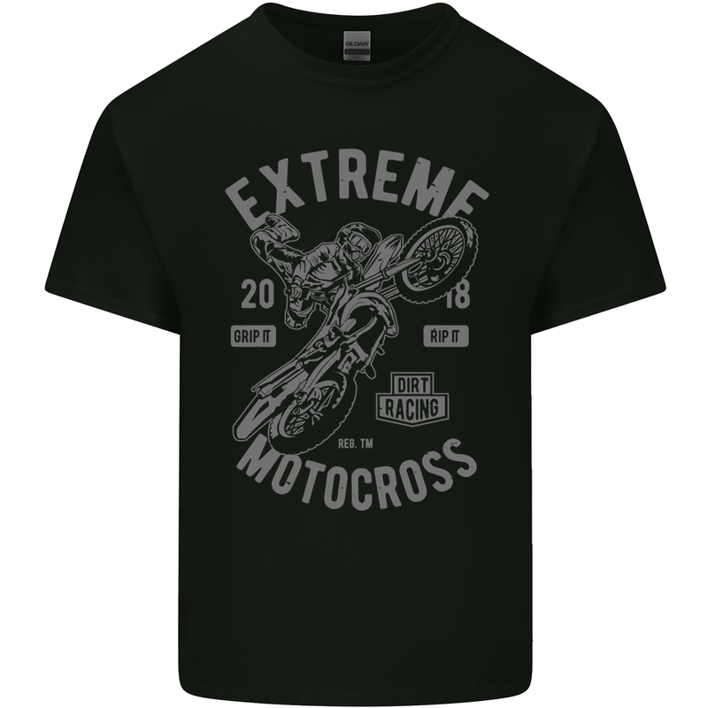Extreme Motocross Motorbike Motox Mens Cotton T-Shirt Tee Top Black