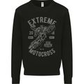 Extreme Motocross Motorbike Motox Mens Sweatshirt Jumper Black