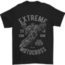 Extreme Motocross Motorbike Motox Mens T-Shirt Cotton Gildan Black