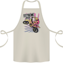 Extreme Race Motocross Dirt Bike Motorbike Cotton Apron 100% Organic Natural