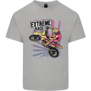 Extreme Race Motocross Dirt Bike Motorbike Mens Cotton T-Shirt Tee Top Sports Grey
