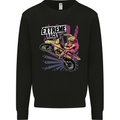 Extreme Race Motocross Dirt Bike Motorbike Mens Sweatshirt Jumper Black