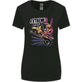 Extreme Race Motocross Dirt Bike Motorbike Womens Wider Cut T-Shirt Black