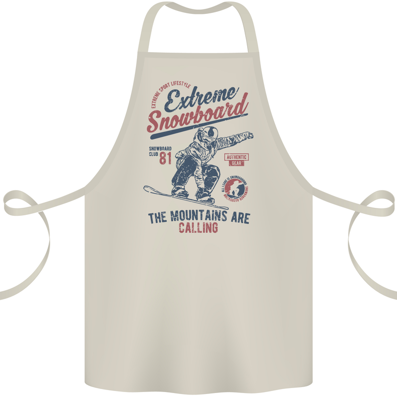 Extreme Snowboarding Snowboard Cotton Apron 100% Organic Natural