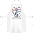 Extreme Snowboarding Snowboard Cotton Apron 100% Organic White