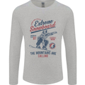 Extreme Snowboarding Snowboard Mens Long Sleeve T-Shirt Sports Grey
