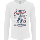 Extreme Snowboarding Snowboard Mens Long Sleeve T-Shirt White