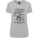 Extreme Snowboarding Snowboard Womens Wider Cut T-Shirt Sports Grey