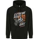 Extreme Sports BMX Rider Cycling Mens Hoodie Black