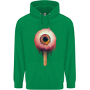 Eyesicle Horror Hangover Eye Gothic Demon Childrens Kids Hoodie Irish Green