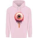 Eyesicle Horror Hangover Eye Gothic Demon Childrens Kids Hoodie Light Pink