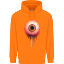 Eyesicle Horror Hangover Eye Gothic Demon Childrens Kids Hoodie Orange
