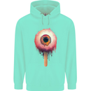 Eyesicle Horror Hangover Eye Gothic Demon Childrens Kids Hoodie Peppermint