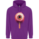 Eyesicle Horror Hangover Eye Gothic Demon Childrens Kids Hoodie Purple